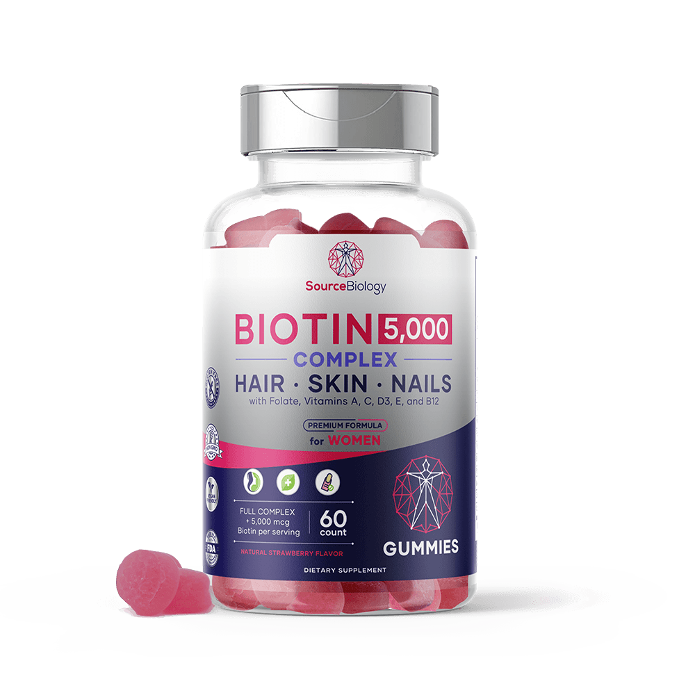 Enhanced Potency Biotin for Hair, Skin & Nails - 1,000 MCG (250 Vegetarian  Capsules) by Solgar at the Vitamin Shoppe